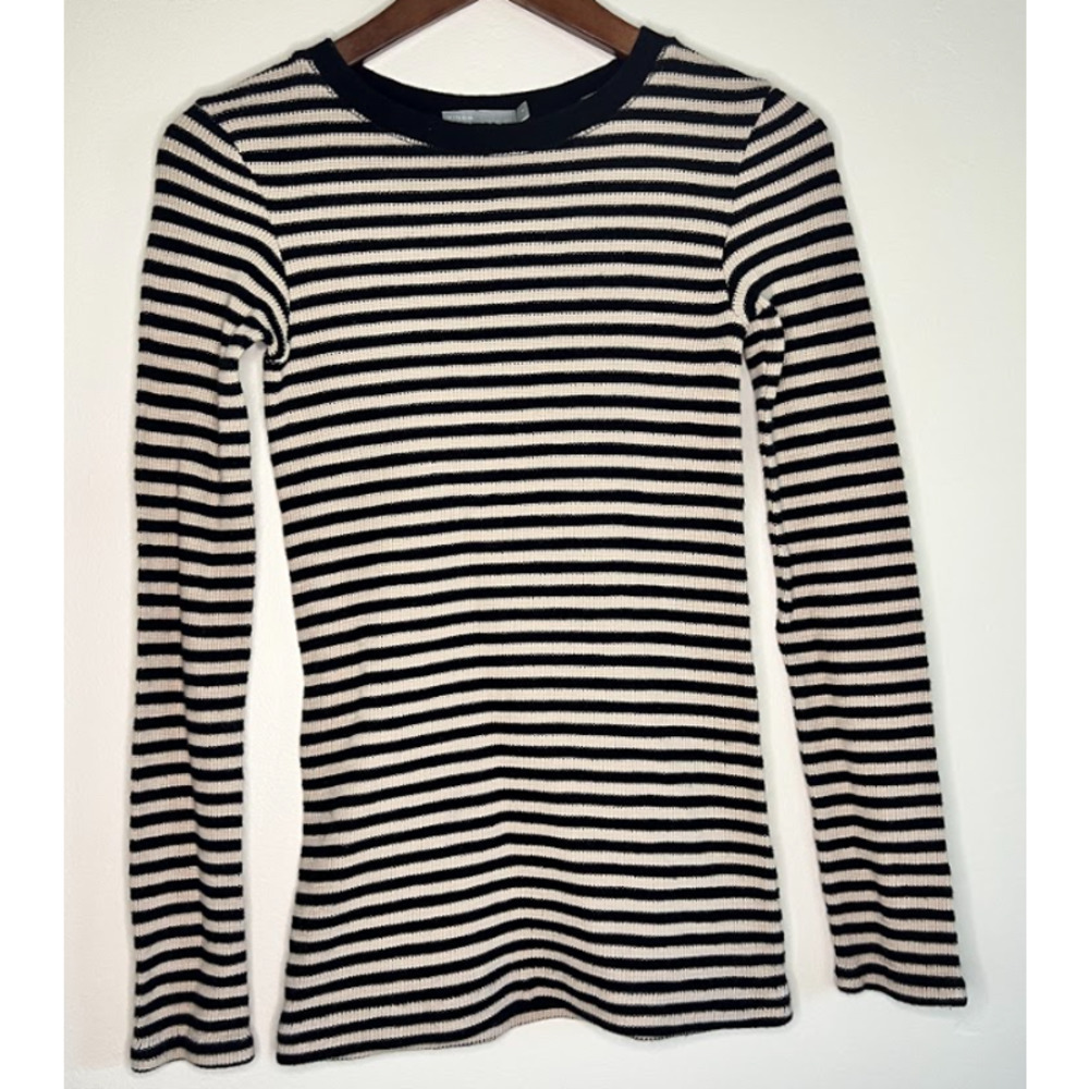Vince Striped Knit Sweater